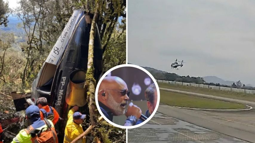 Peritos revelam possível causa da queda de helicóptero que matou o cantor Rick e outras quatro pessoas em SC