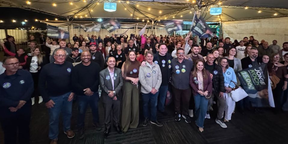 Delegado Jorge Koch reúne mais de 300 lideranças durante evento em Araranguá
