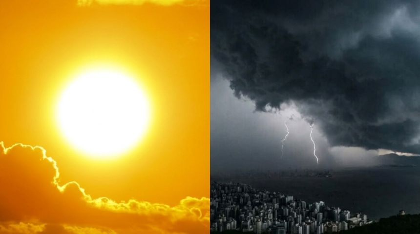 Sábado de sol e calor antecipa chegada de temporais em Santa Catarina