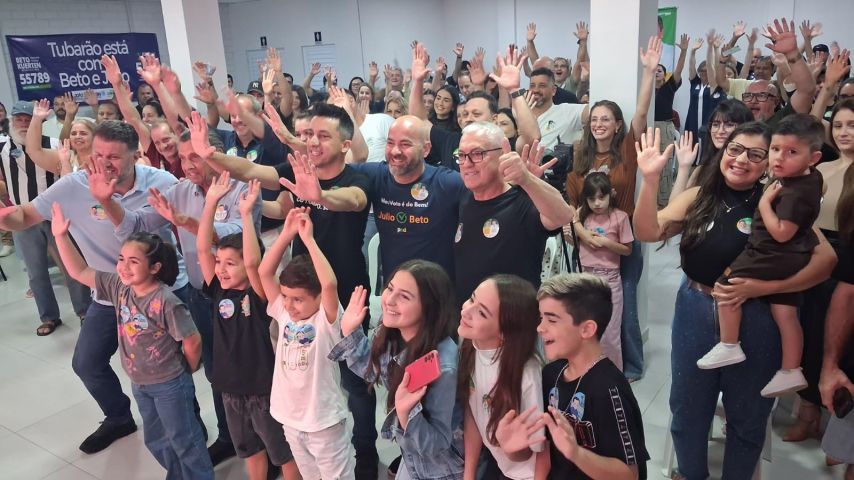 Beto Kuerten, Júlio Garcia e demais lideranças do PSD se reúnem em encontro em Tubarão