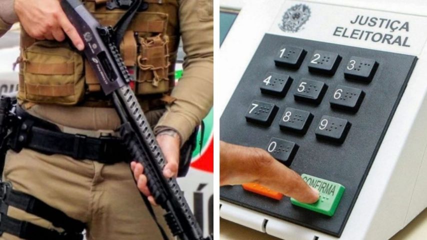 Polícia Militar reforça policiamento em SC para garantir a segurança de 5,7 milhões de eleitores no domingo de eleições