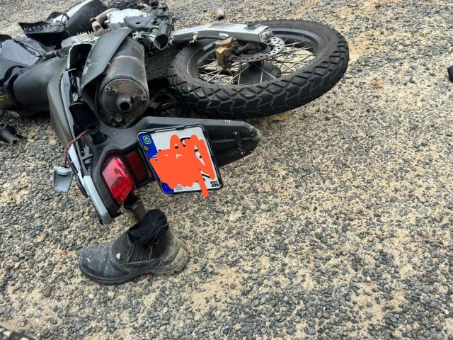 Motociclista de 44 anos fica gravemente ferido em acidente na SC-370, em Braço do Norte