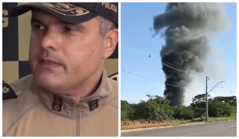 (Vídeo) Coronel se emociona ao homenagear policiais mortos em queda de aeronave em MG