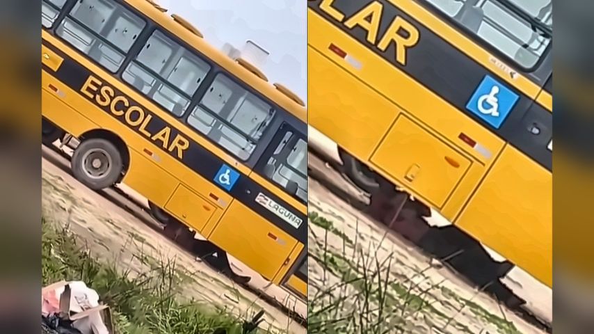 Homem é preso após ser flagrado tentando furtar fios elétricos de ônibus escolar em Laguna