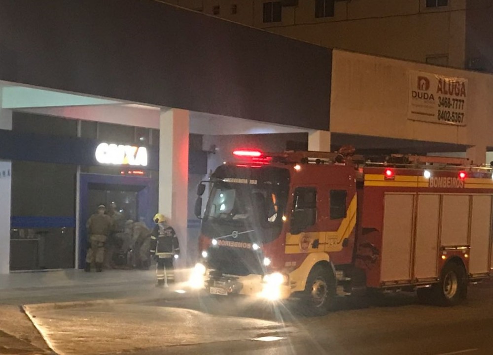 No Sul: Sistema de segurança de banco falha e agência fica tomada por fumaça