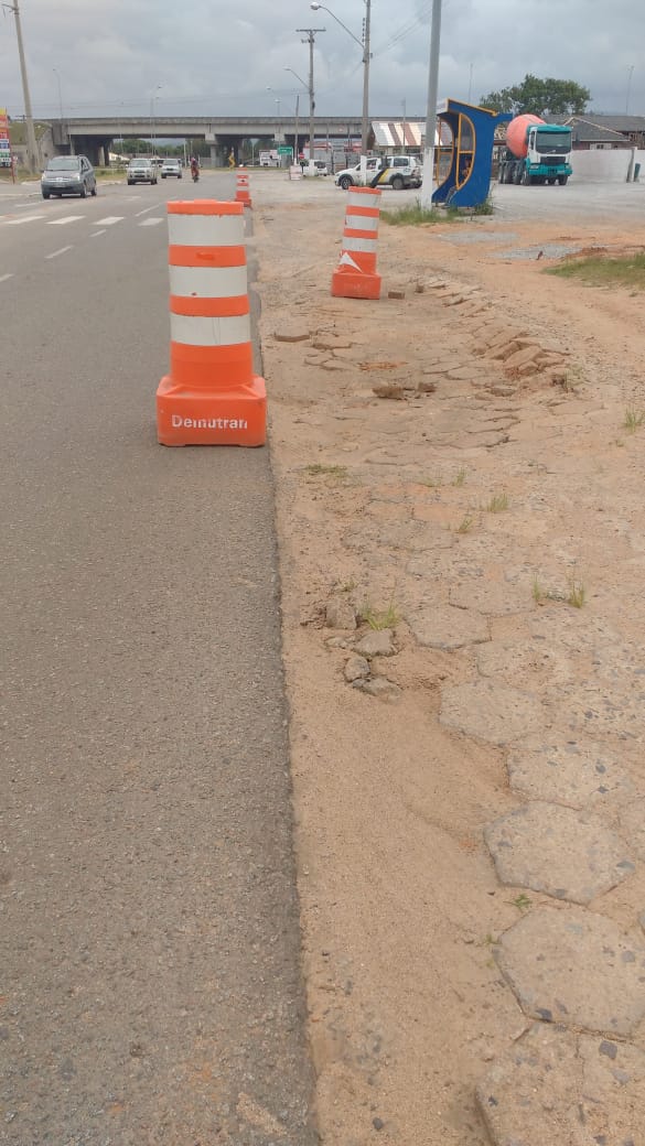 Trecho danificado será recuperado em Imbituba