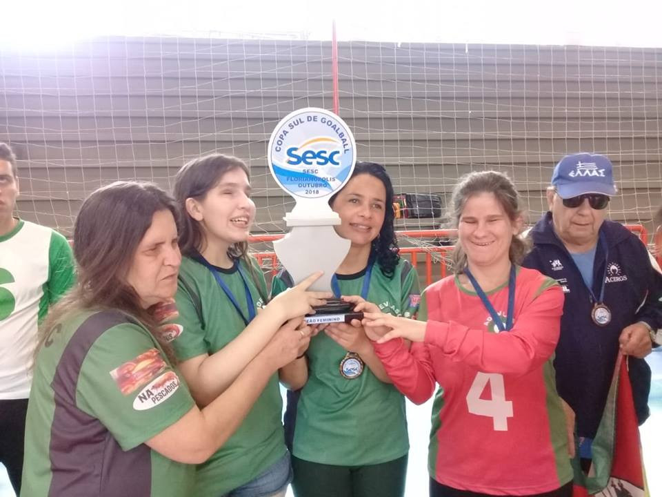 Adevlasc é campeã da 3ª Copa Sul de Goalball