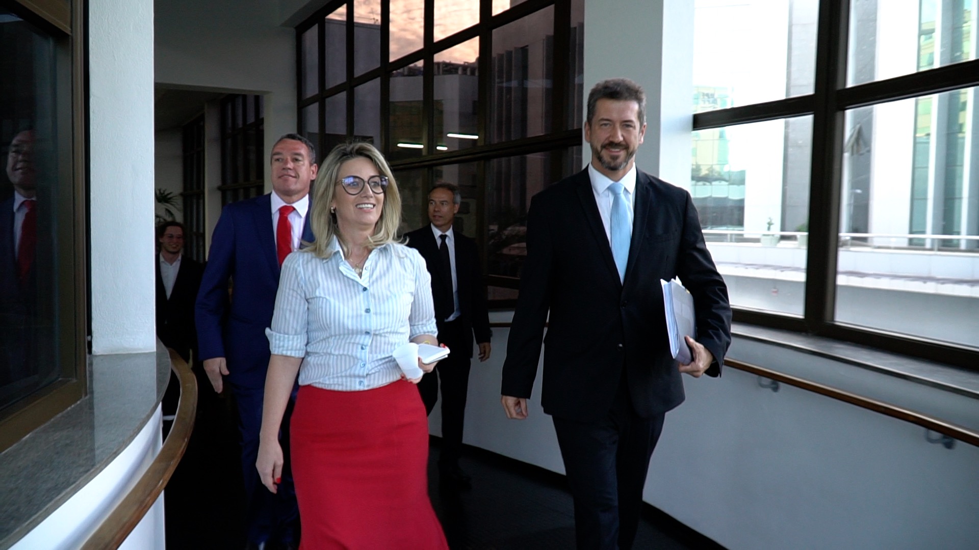 Hélio Brasil e Andréia Dota registram candidatura à OAB/SC