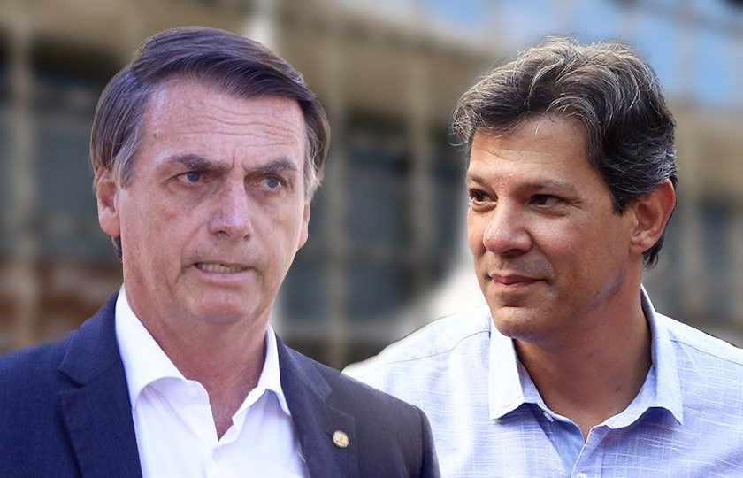 Datafolha: Bolsonaro registra 56%. Haddad tem 44% dos votos válidos