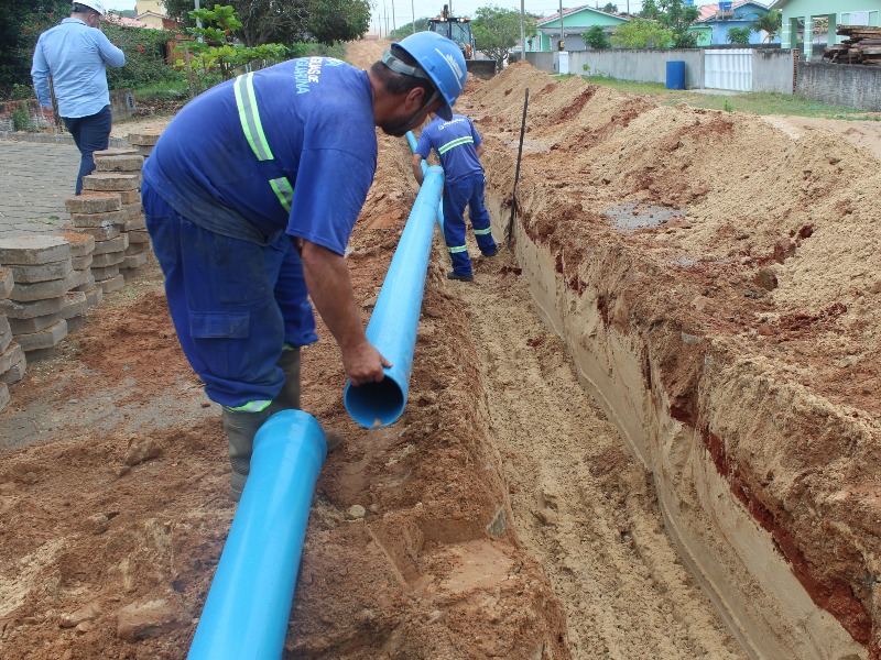 Jaguaruna: Implementação de rede de água deve estabilizar abastecimento no verão
