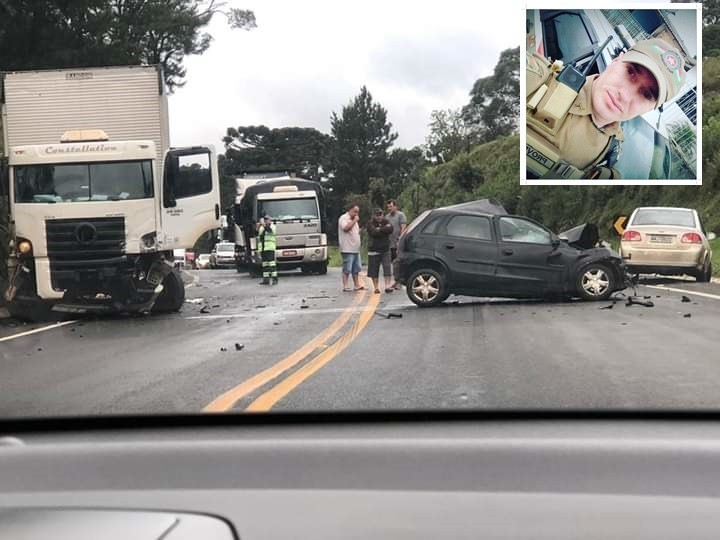 No estado: Policial militar morre em grave acidente
