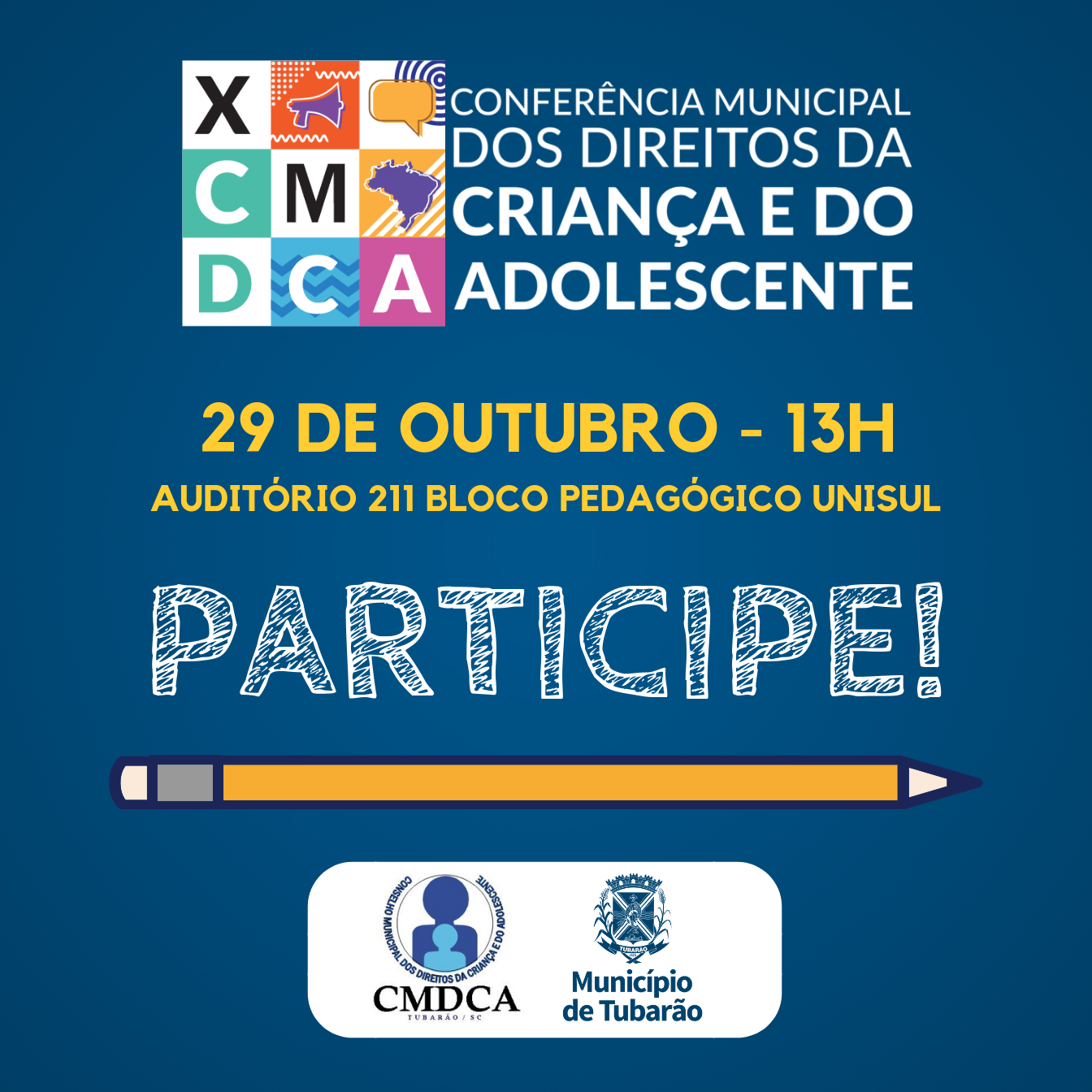 Direito das Crianças e dos Adolescentes é tema de conferência na próxima segunda-feira (29) em Tubarão