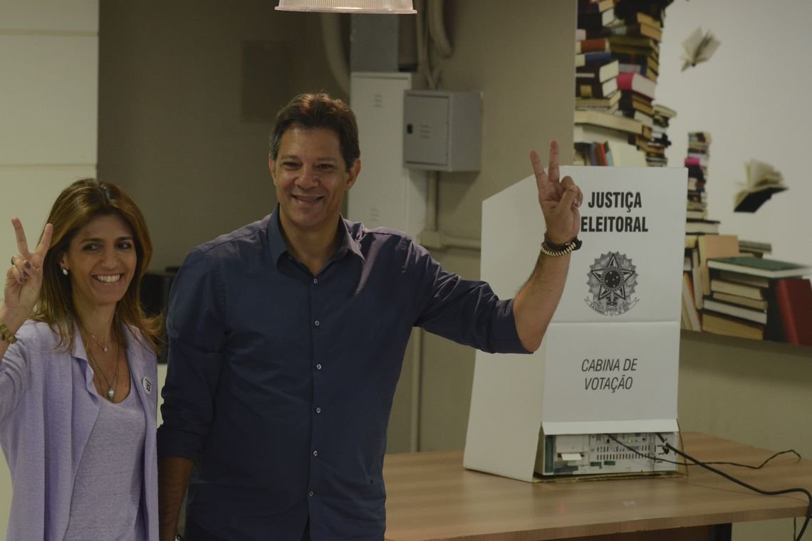 Haddad vota em SP: 
