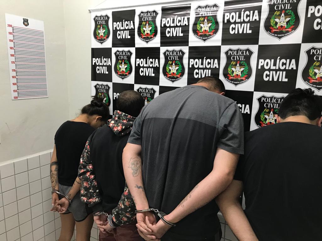 Polícias Civil e Militar de Braço do Norte desarticulam organização criminosa